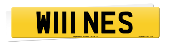 Registration number W111 NES
